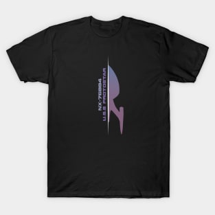 Minimalist Protostar II (blue-purple silhouette) T-Shirt